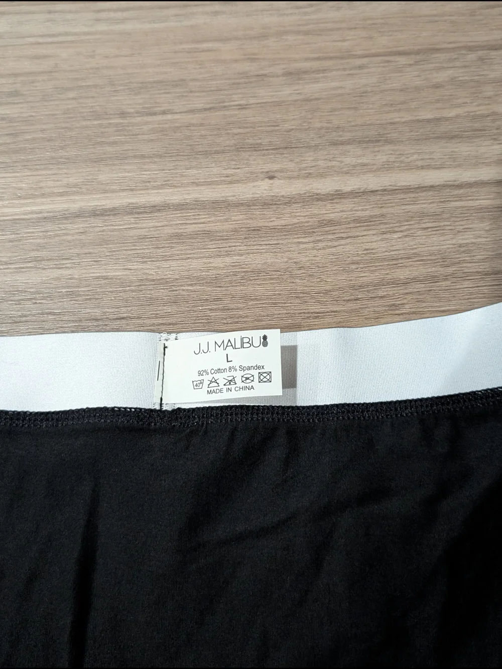 Malibu Black Trunks with White Trim